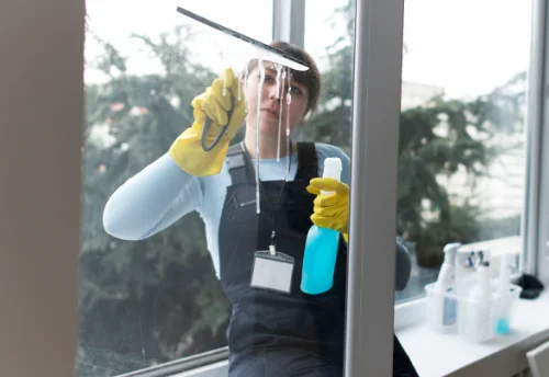 Nettoyage de vitres intérieures et extérieures à Bannières